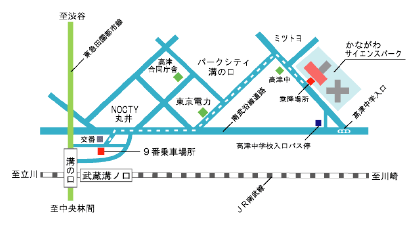 KSPクリニックアクセスマップ